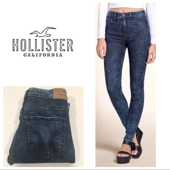 Hollister Acid Wash Skinny Jeans 